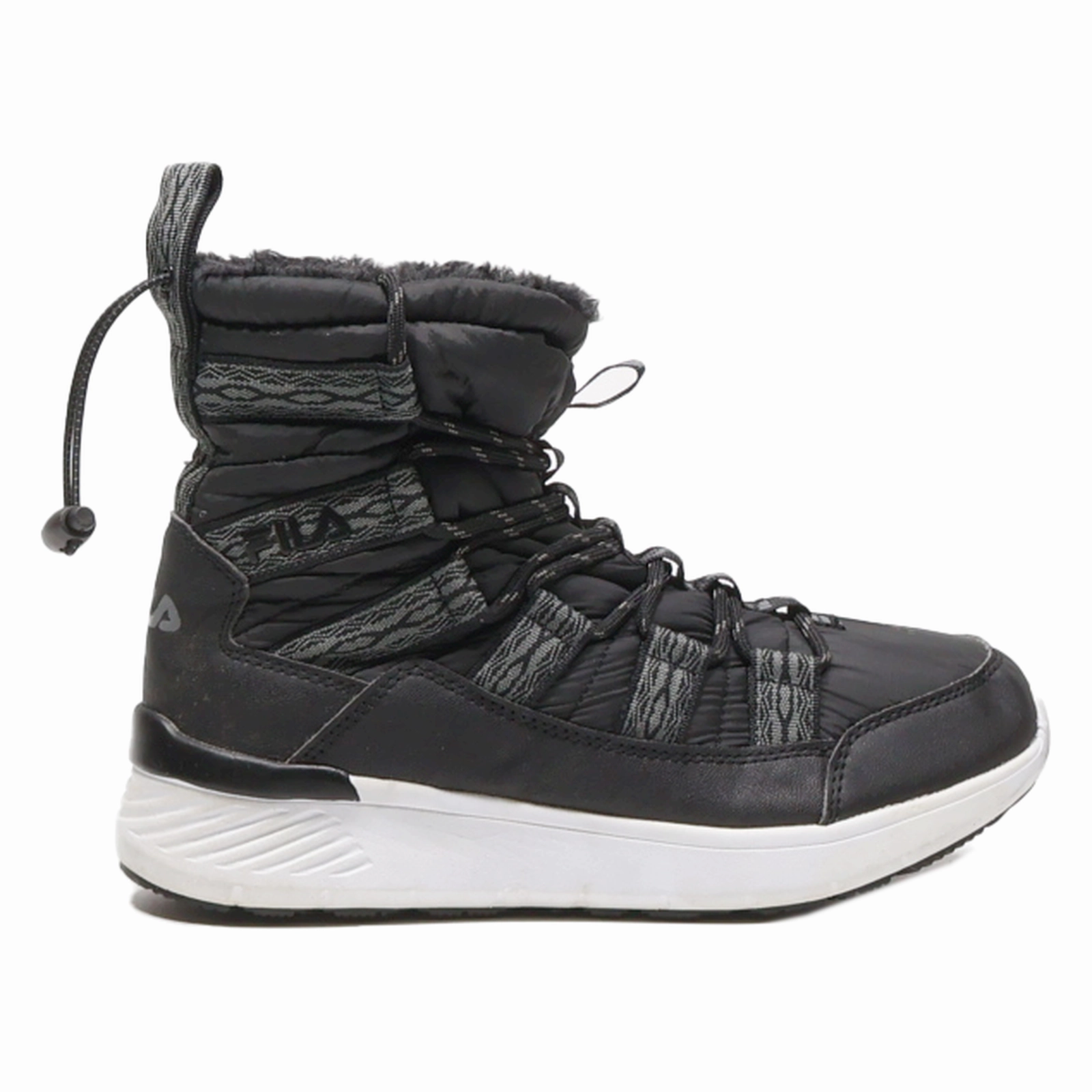 FILA Snow Boots Black Polyester Womens UK 5 Totes April Snow Boots