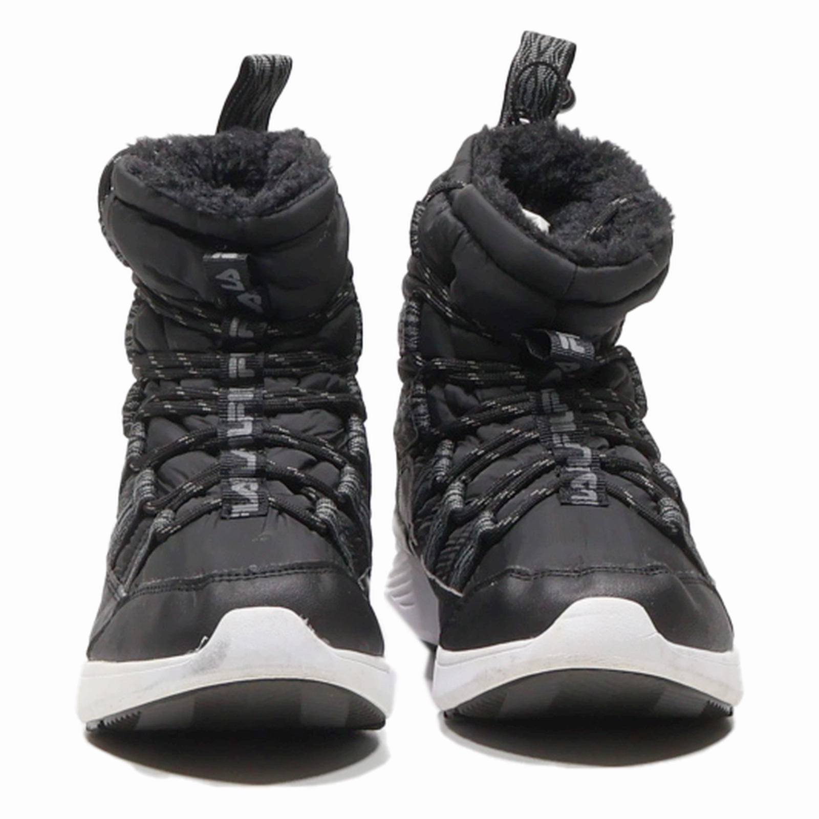 Ethical Snow Boots FILA Snow Boots Black Polyester Womens UK 5