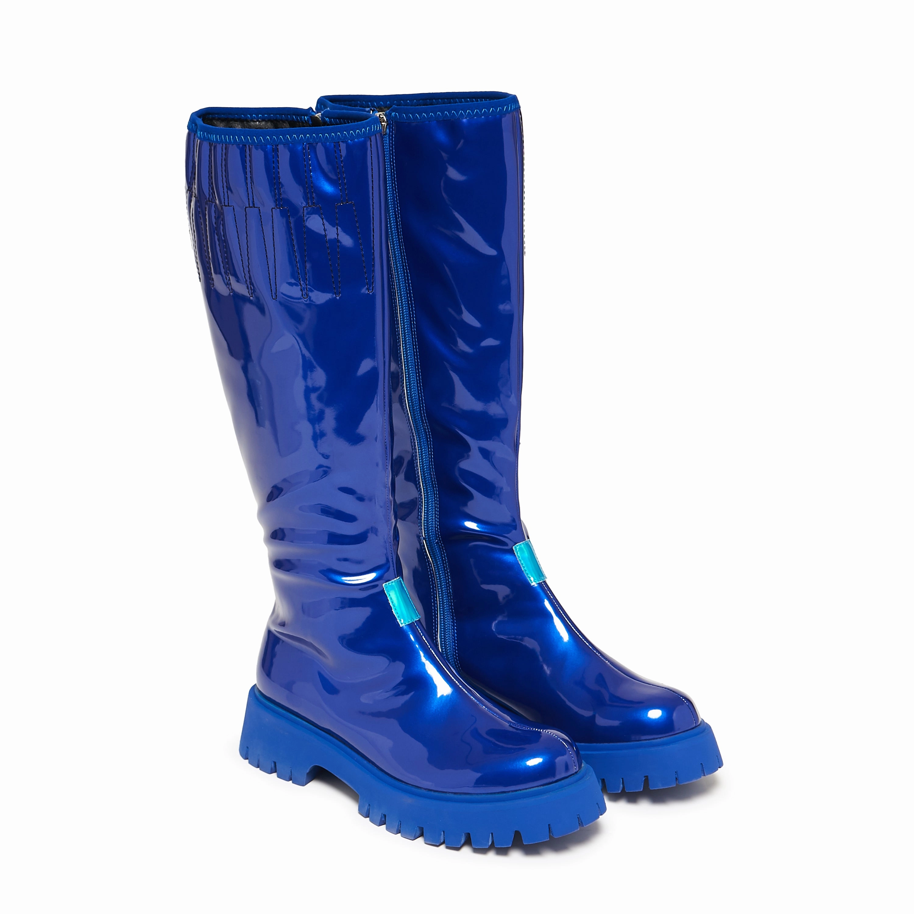 Academy Work Boots KAITO Polished Long Boots - Blue