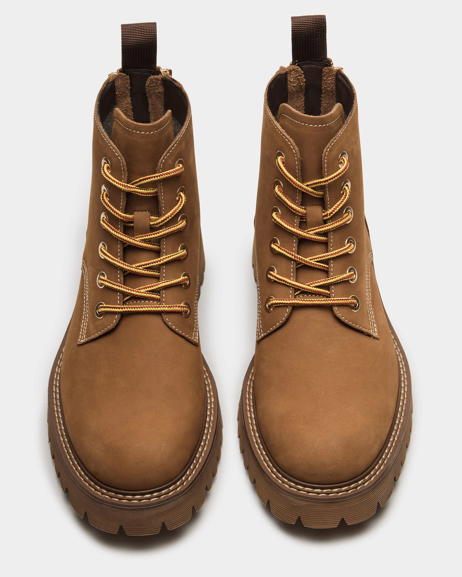 Combat Boots Techwear FINTAN WHEAT NUBUCK