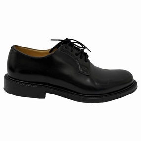 Gucci Shoes Lace Up Church's Shannon Lace-Up Derby Shoes in Black Leather
