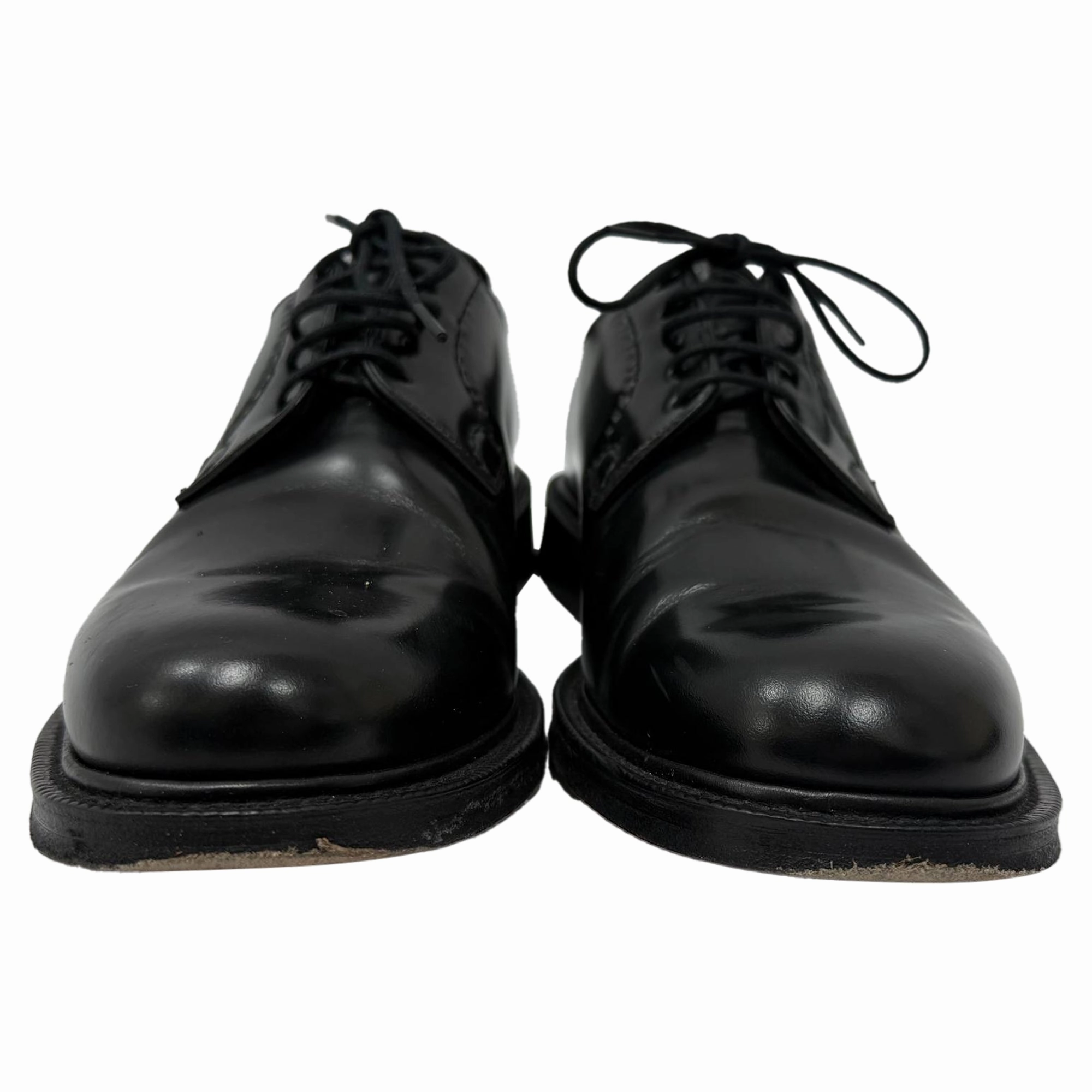 Church's Shannon Lace-Up Derby Shoes in Black Leather Suede Lace Up Shoe Boots