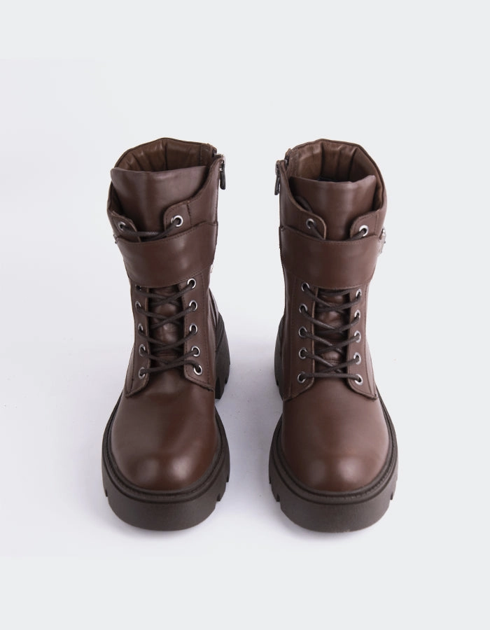 Flensburg Brown Leather Balenciaga Chelsea Boots