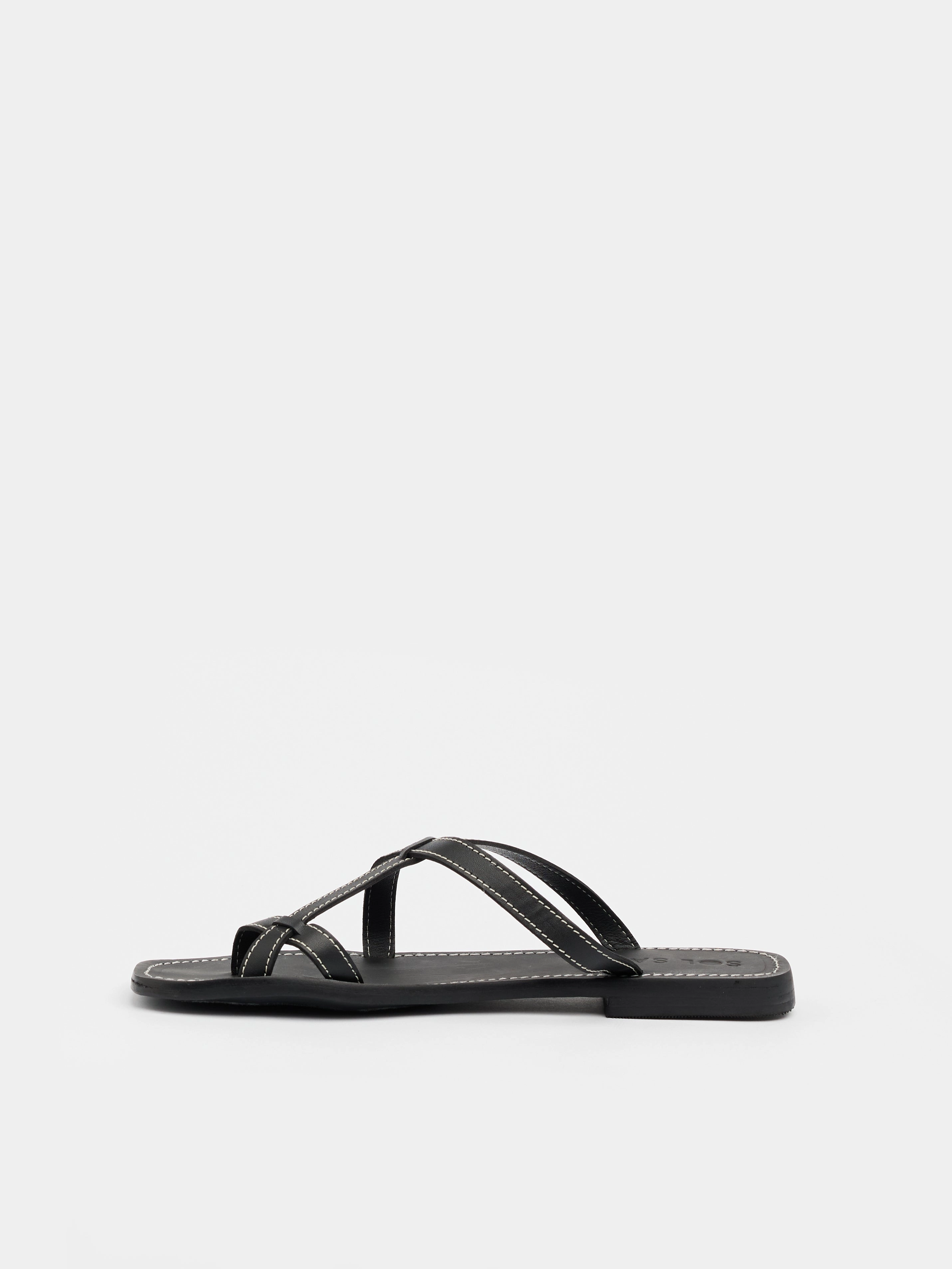 Cosmo Thong Black Stompeez Slippers