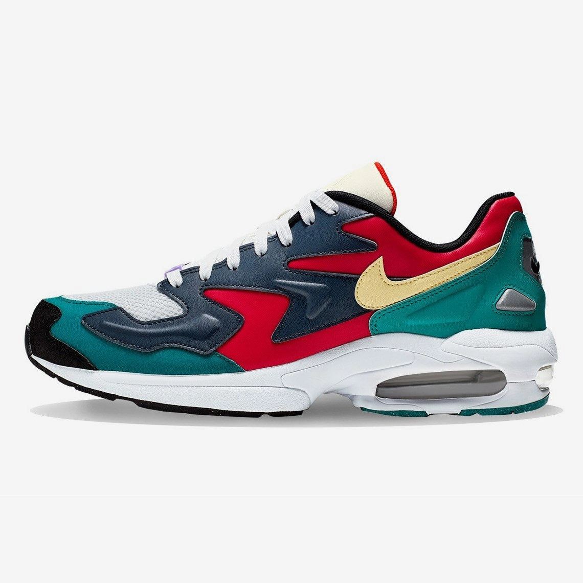 Nike Air Max 2 Light SP Habanero Red Navy Emerald Nike Machomai Boxing Shoes