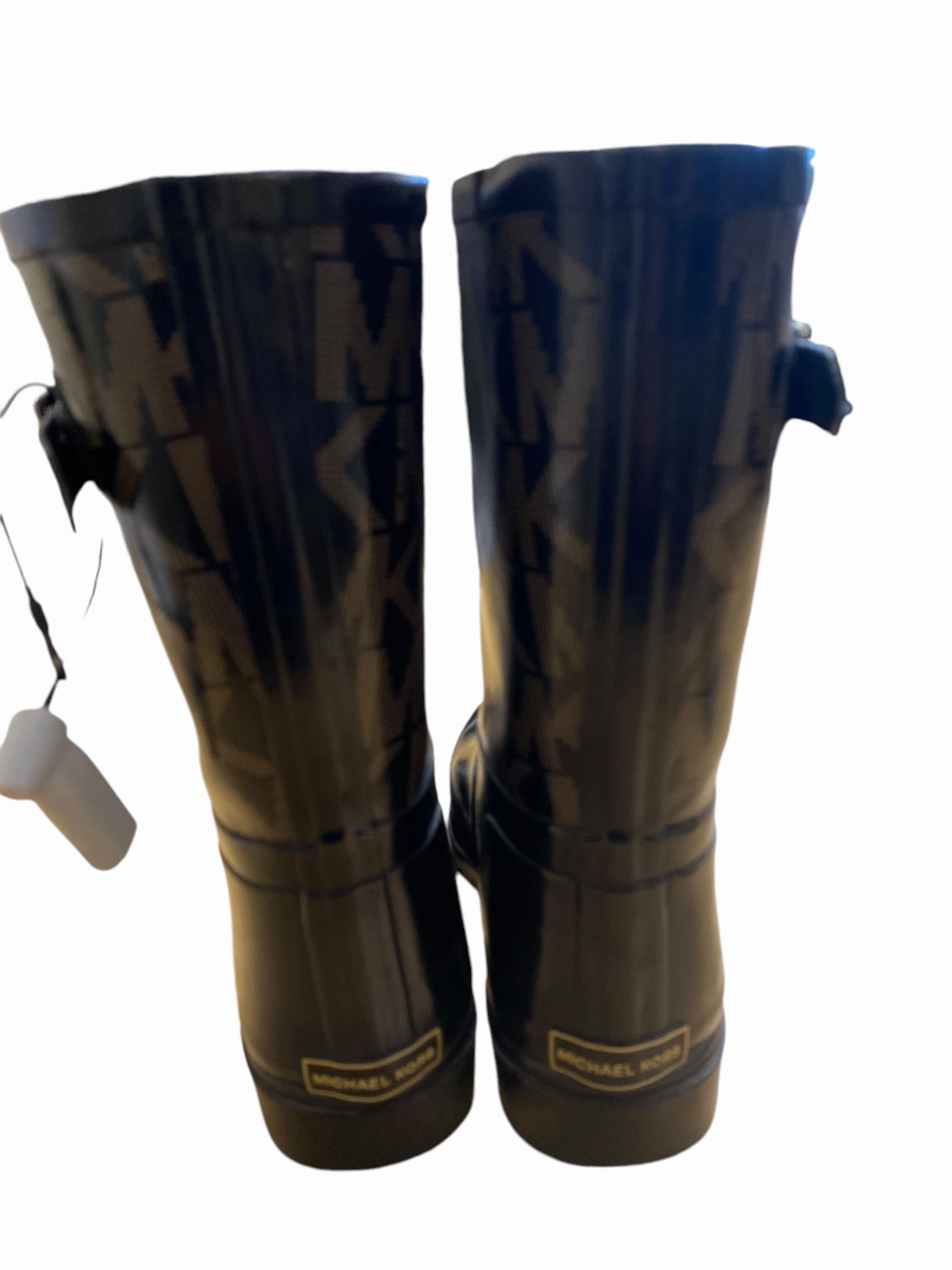 Polka Dot Rain Boots Boots Rain By Michael Kors In Black, Size: 7