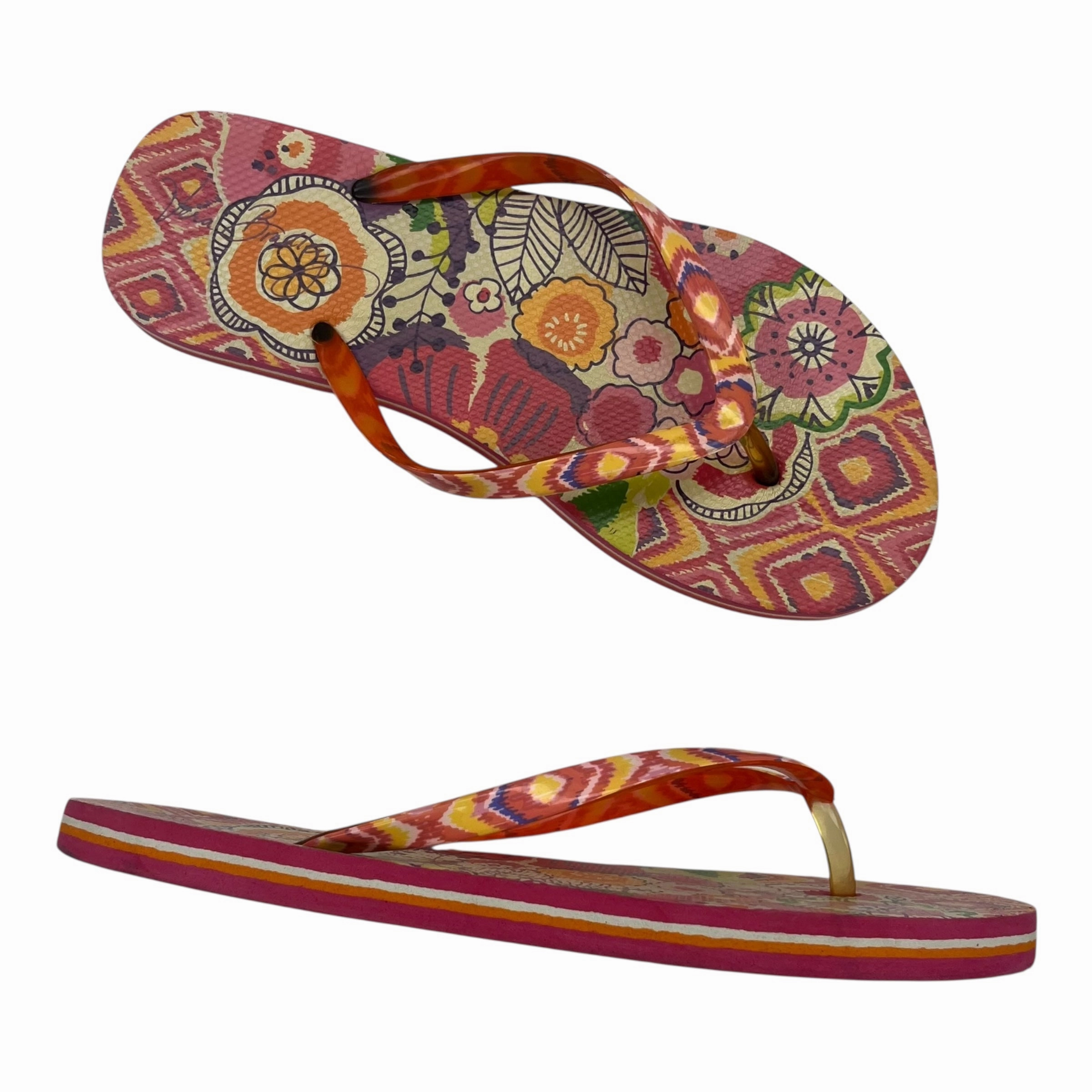 Foam Flip Flops Sandals Flip Flops By Vera Bradley In Pink, Size:8