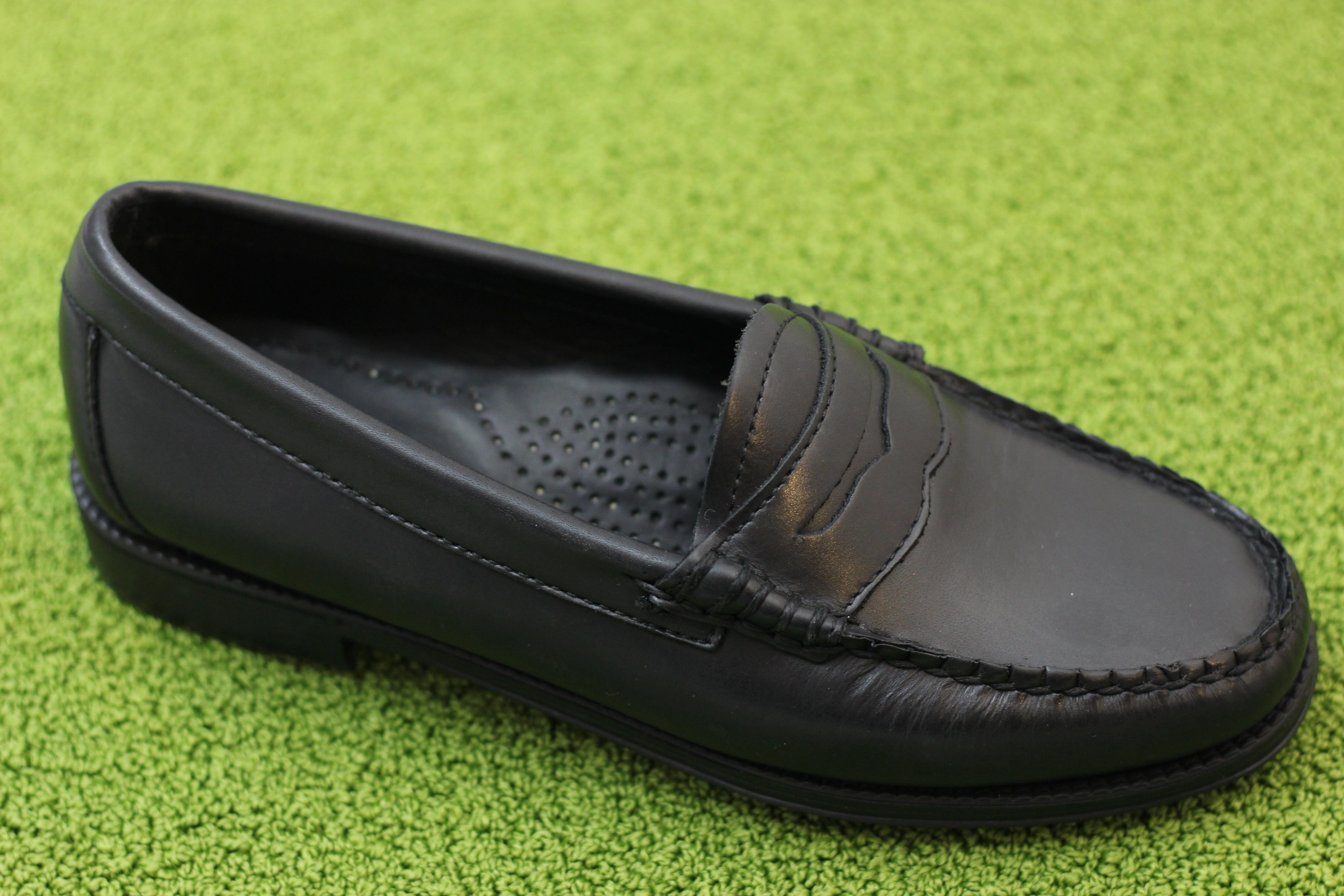 Slip On Slides Women's Whitney Easy Weejun Loafer - Black Leather