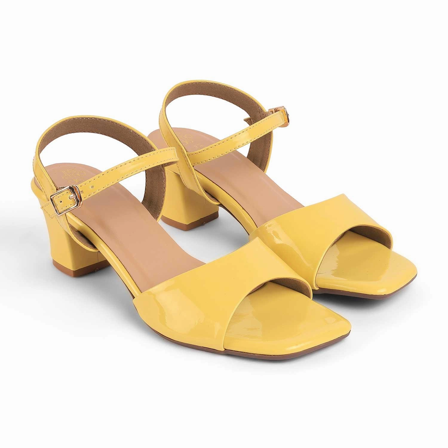 Caterpillar Sandals Tresmode Solor Yellow Women's Casual Block Heel Sandals