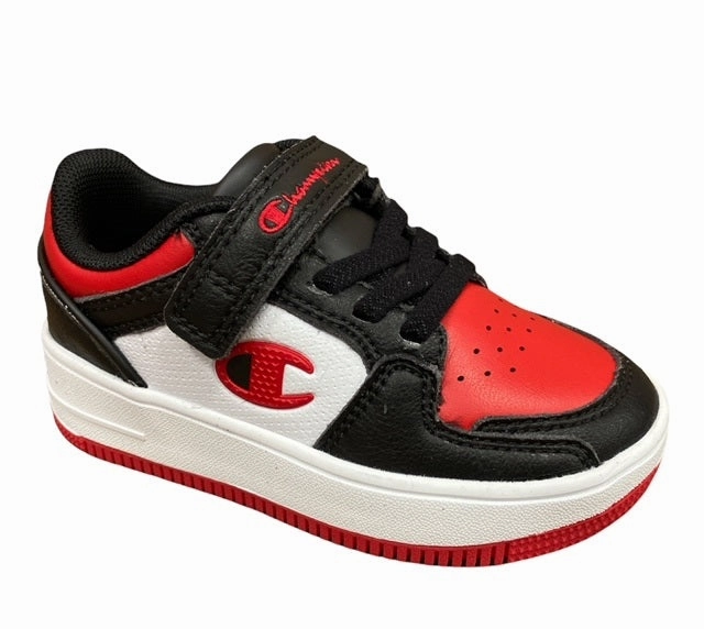 Champion scarpa sneakers da bambino Rebound 2.0 Low 2258-CHA-KK002 NBK/WHT/RED nero-bianco-rosso Fcs Sneakers