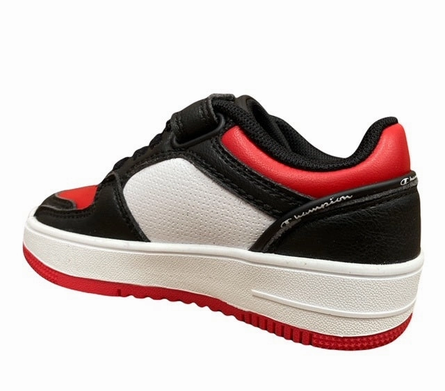 Champion scarpa sneakers da bambino Rebound 2.0 Low 2258-CHA-KK002 NBK/WHT/RED nero-bianco-rosso Sneakers Bistro Vermont