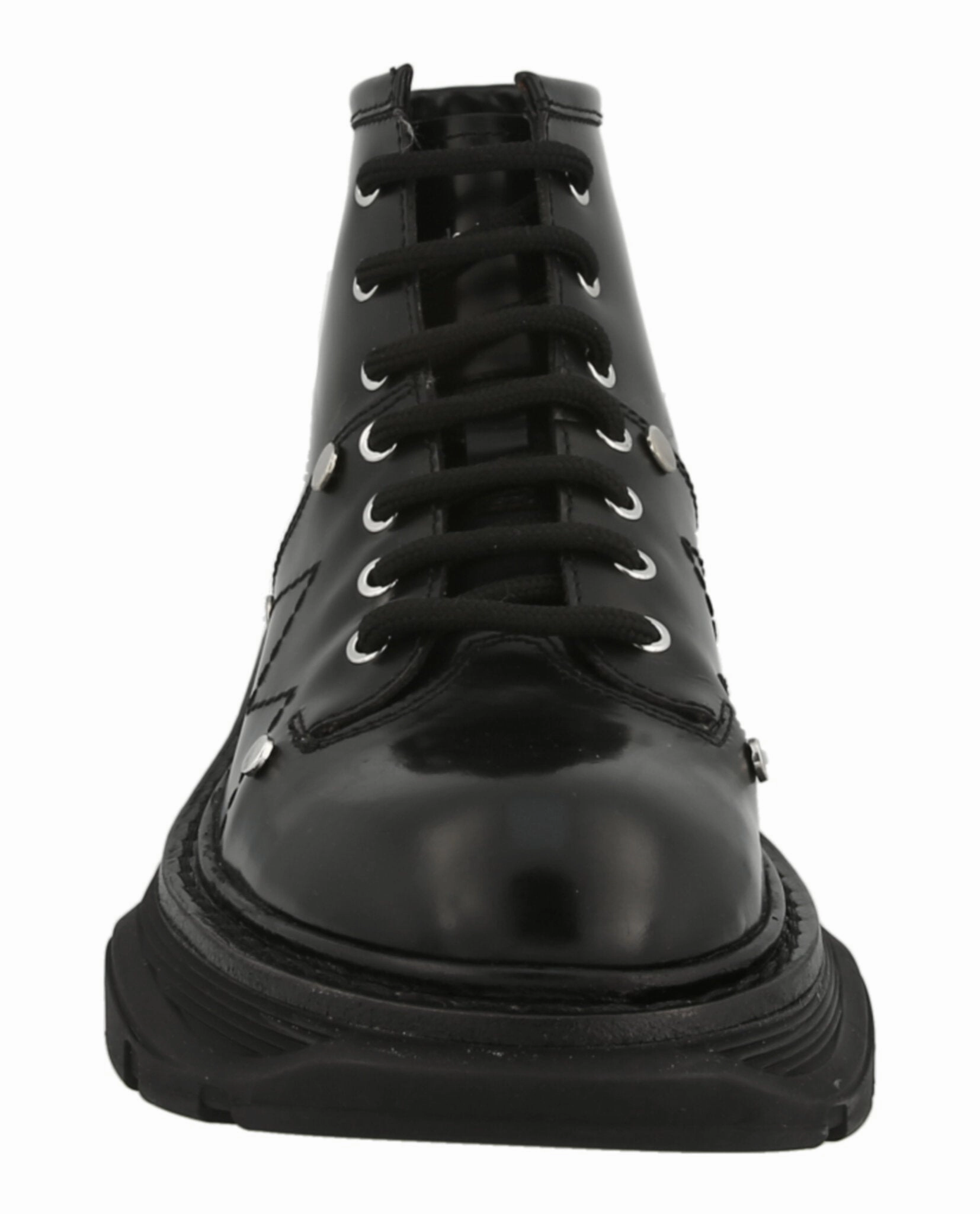 Leather Ankle Combat Boots Punk Rock Combat Boots