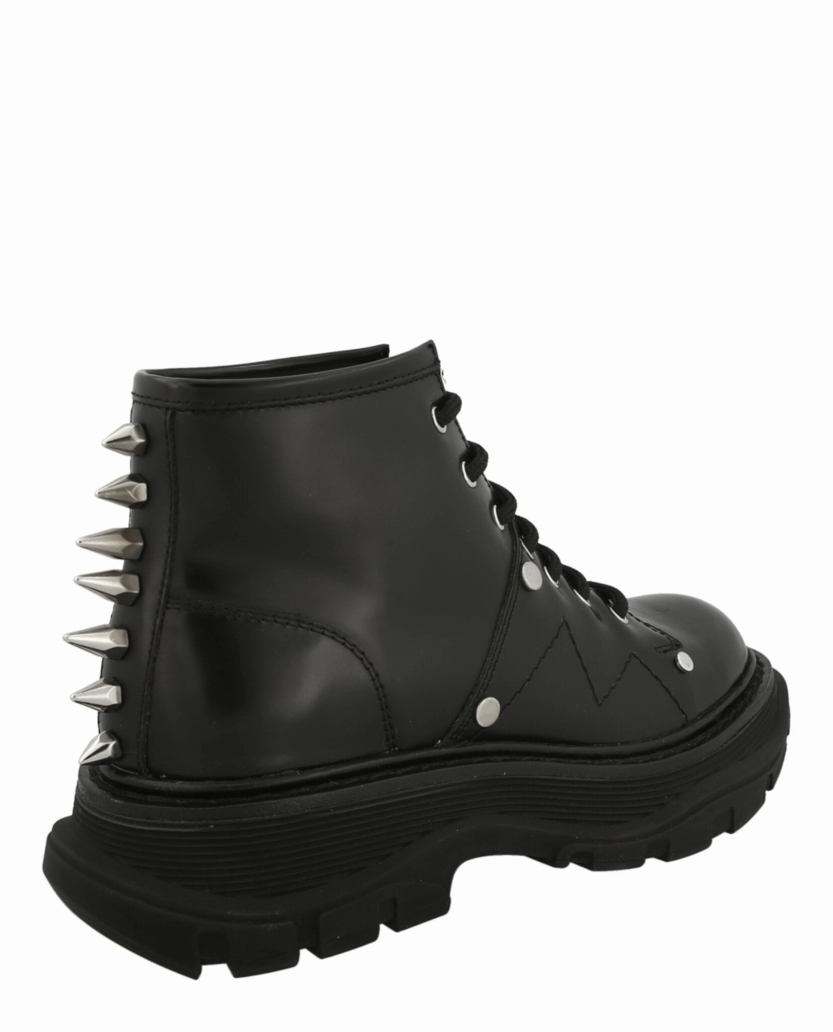 Obsidian Pocket Knee High Combat Boots Leather Ankle Combat Boots