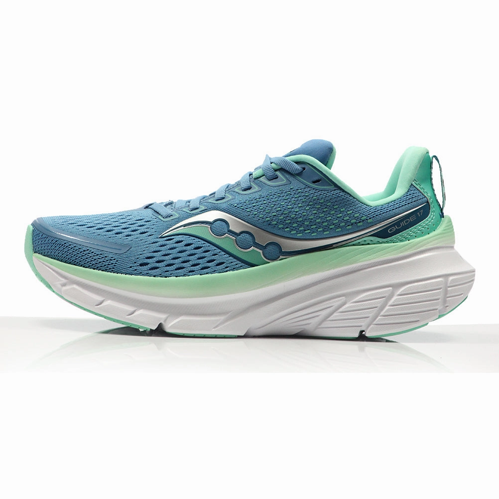 Best Shoes To Run Saucony Guide 17 Women's Running Shoe - Breeze/Mint