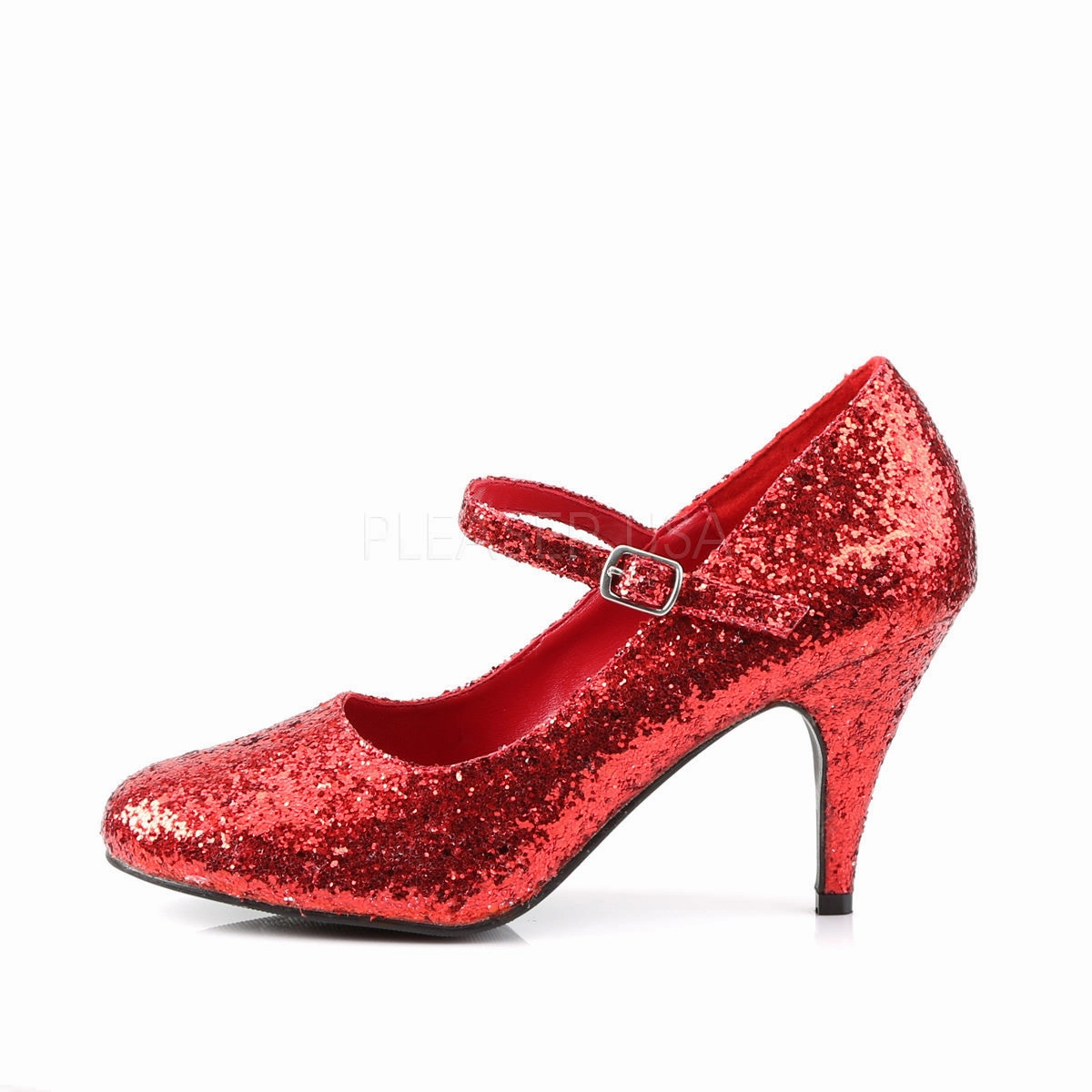 FUNTASMA GLINDA-50G Red Gltr Mary Jane Amazon Naturalizer Shoes Heel Mary Janes