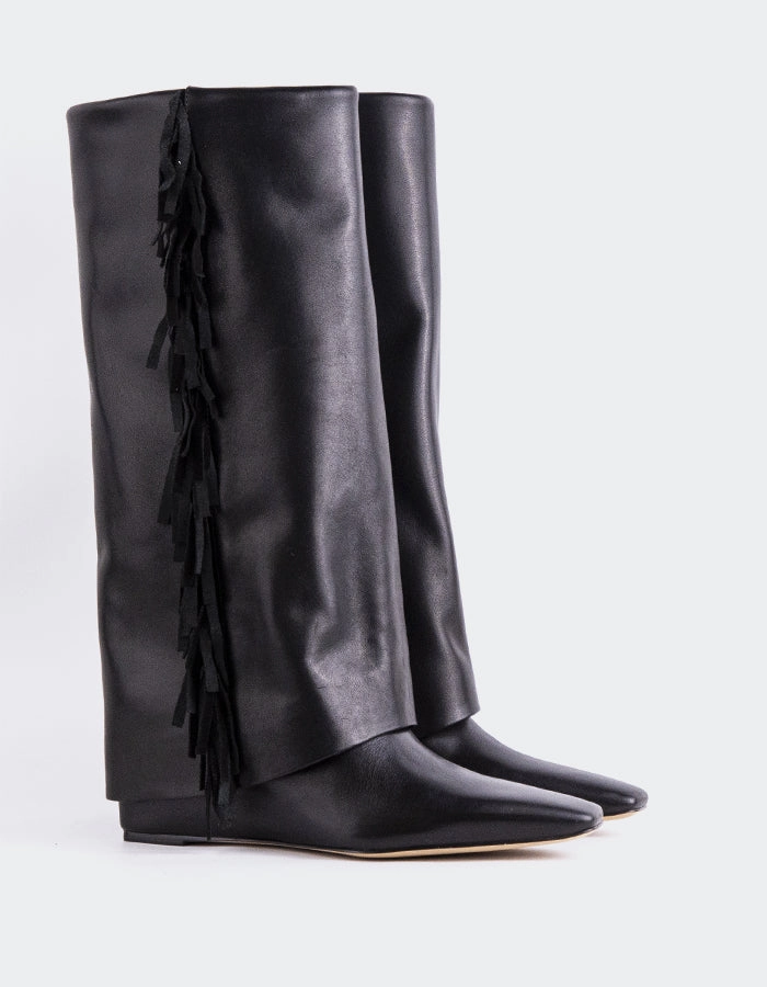 Winter Leather Boots Galvani Black Leather