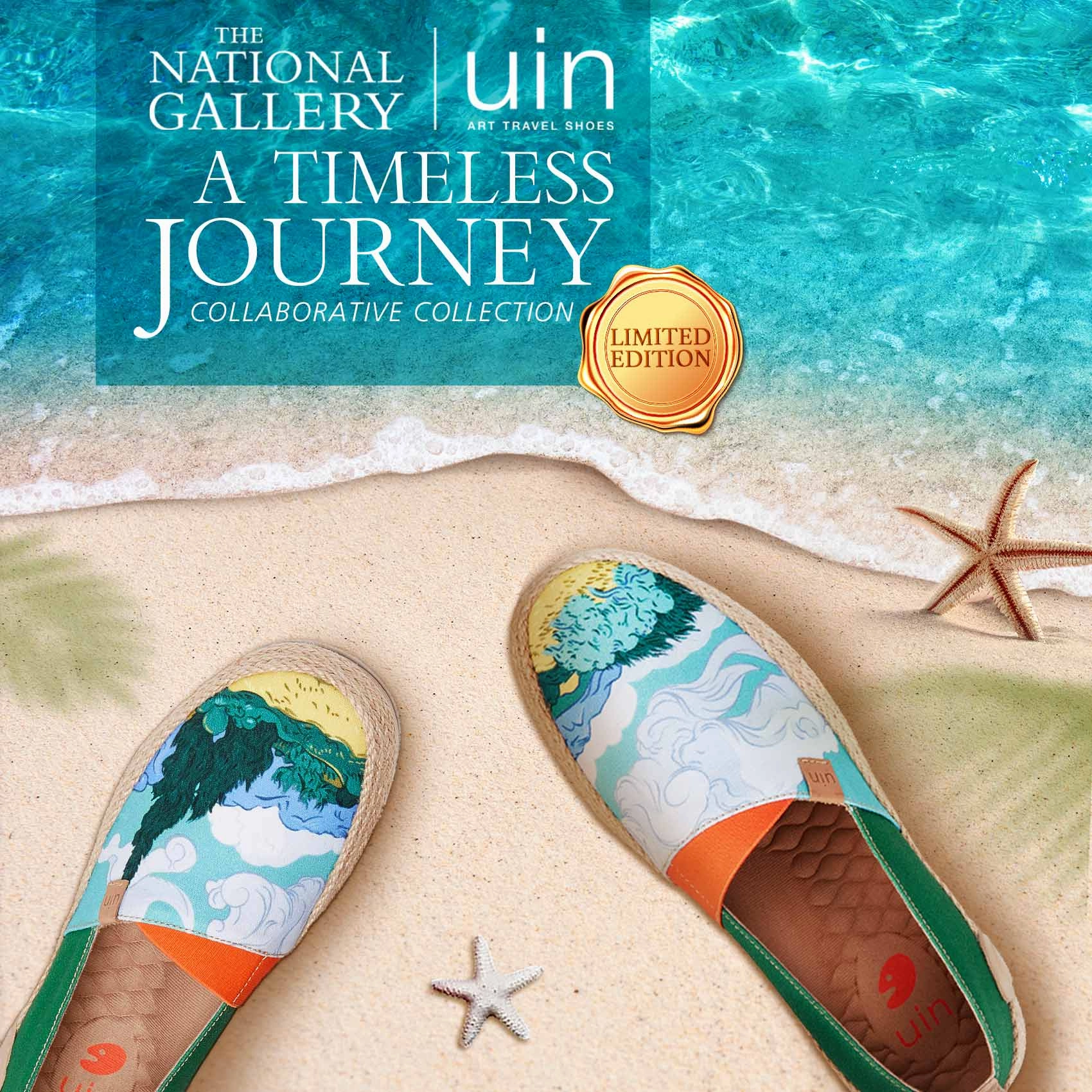 Betsey Johnson Espadrilles Van Gogh Wheatfield with Cypresses Marbella I Men