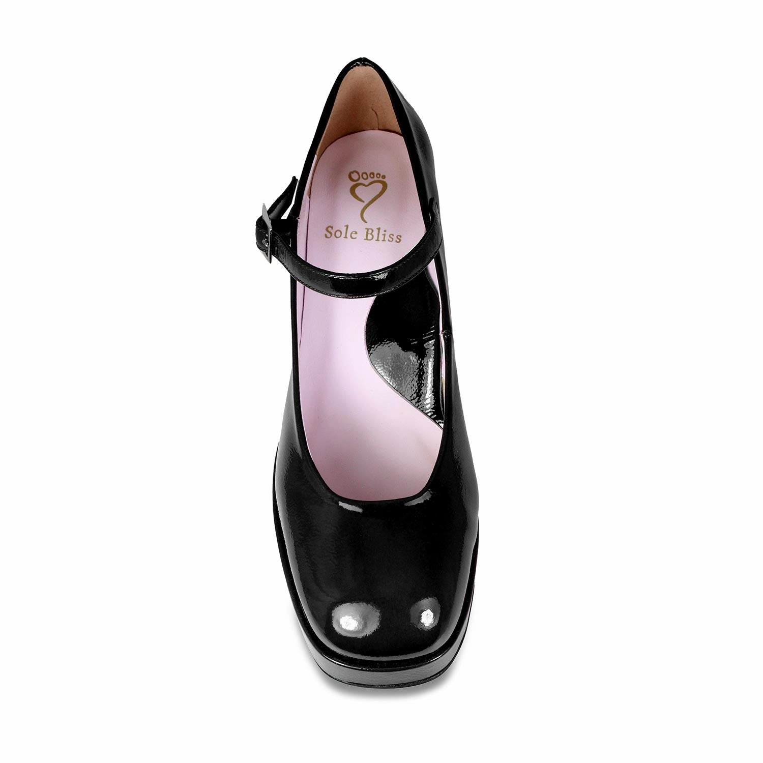 Gerri: Black Patent Leather Mary Jane Shoes China Doll