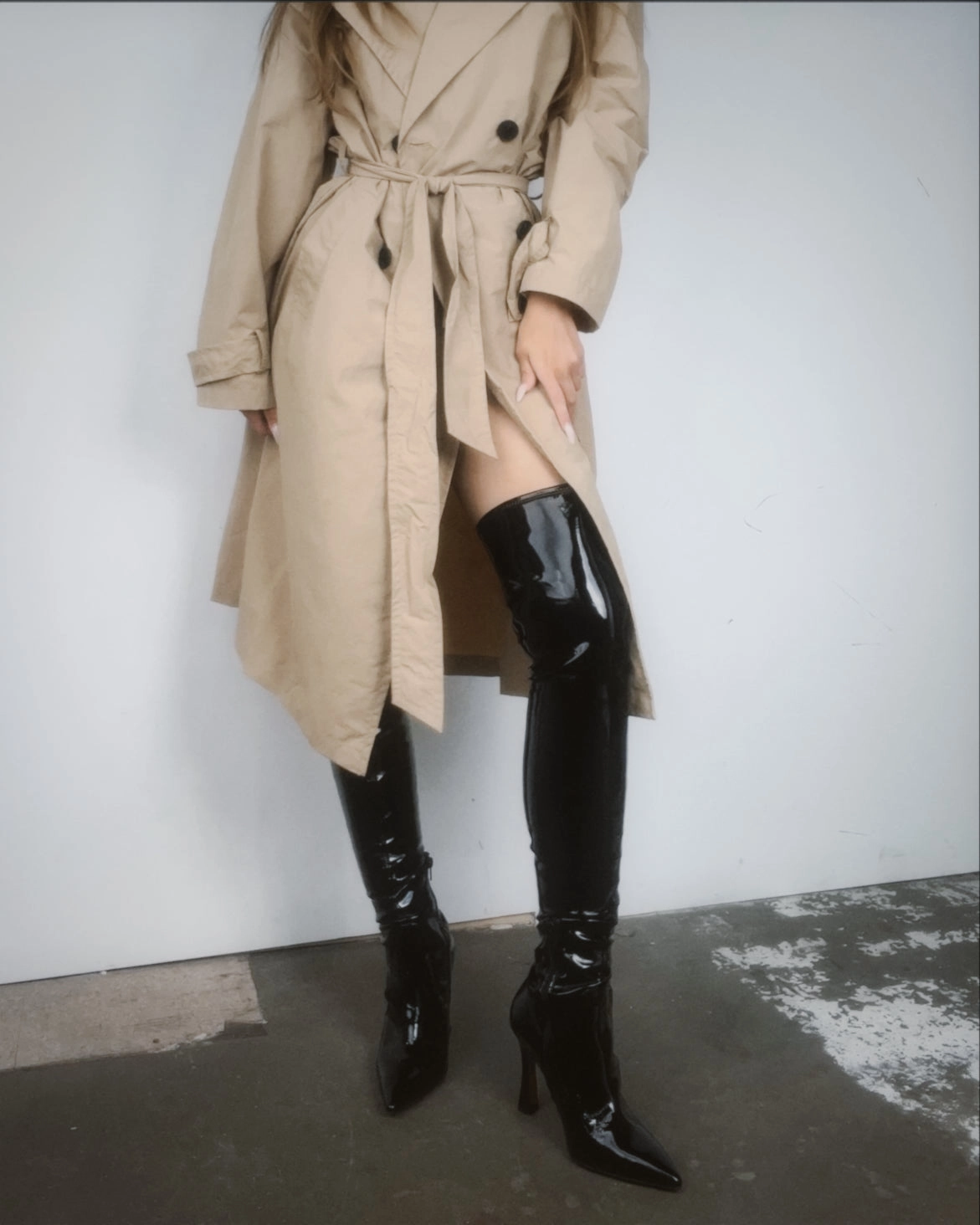 K2 Method Ski Boots Giverny Black Patent Stretch