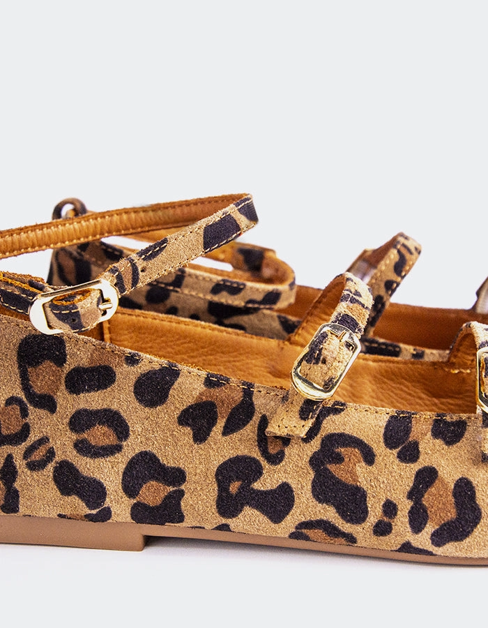 Glimmer Leopard Suede Mary Jane Manolo Blahnik Shoes