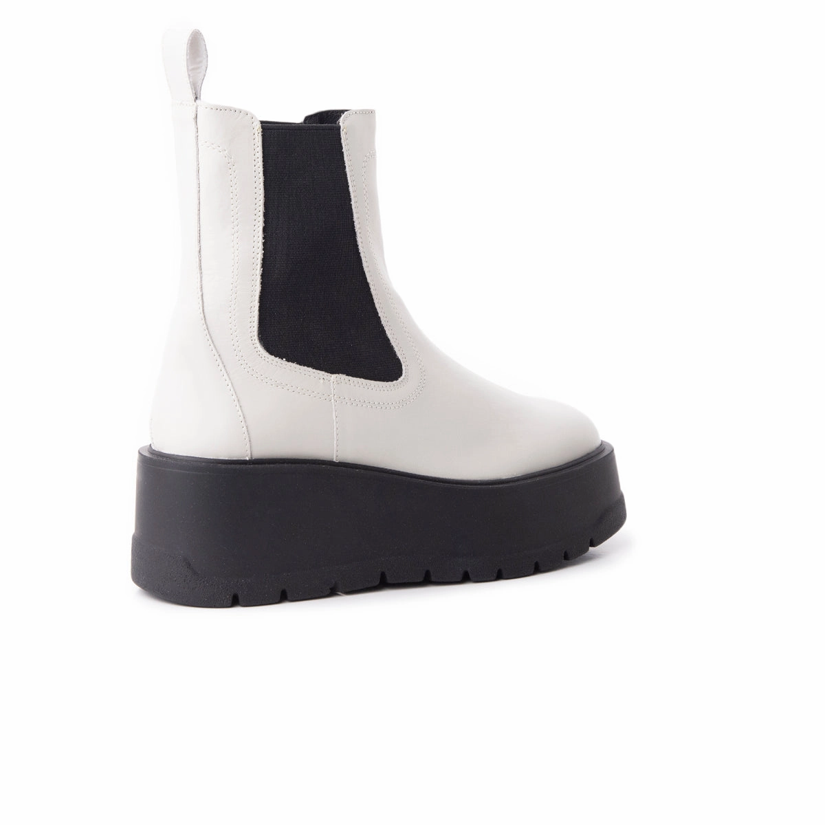 Imola Off White Leather Girl Cowboy Boots