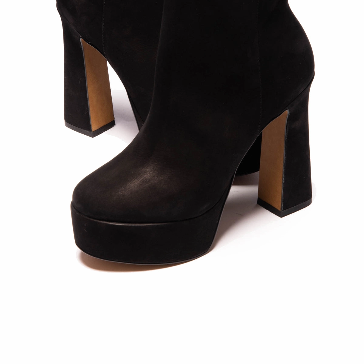 Ria Black Nubuck Lane Cowgirl Boots