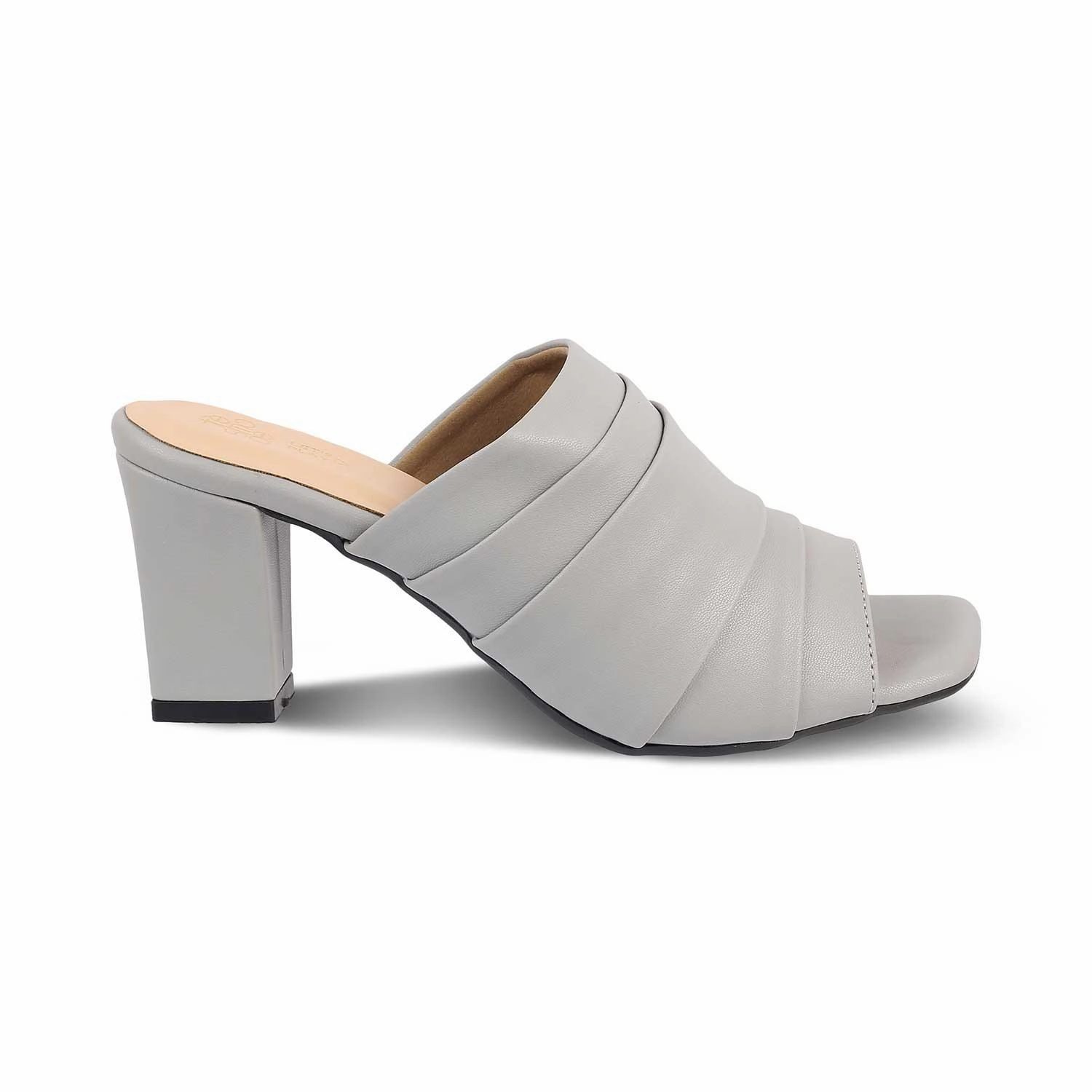 Wide Width Sandals The Coco Grey Women's Dress Block Heel Sandals Tresmode