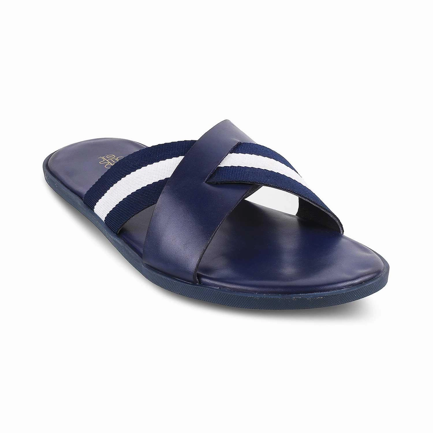 Flat Bottomed Shoes The Prac Blue Men's Flats