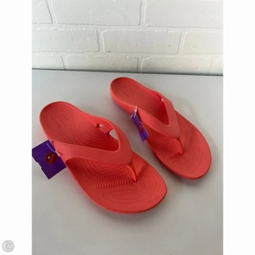 Sandals Flip Flops By Crocs In Orange, Size: 11 Fanning Flip Flops Sale