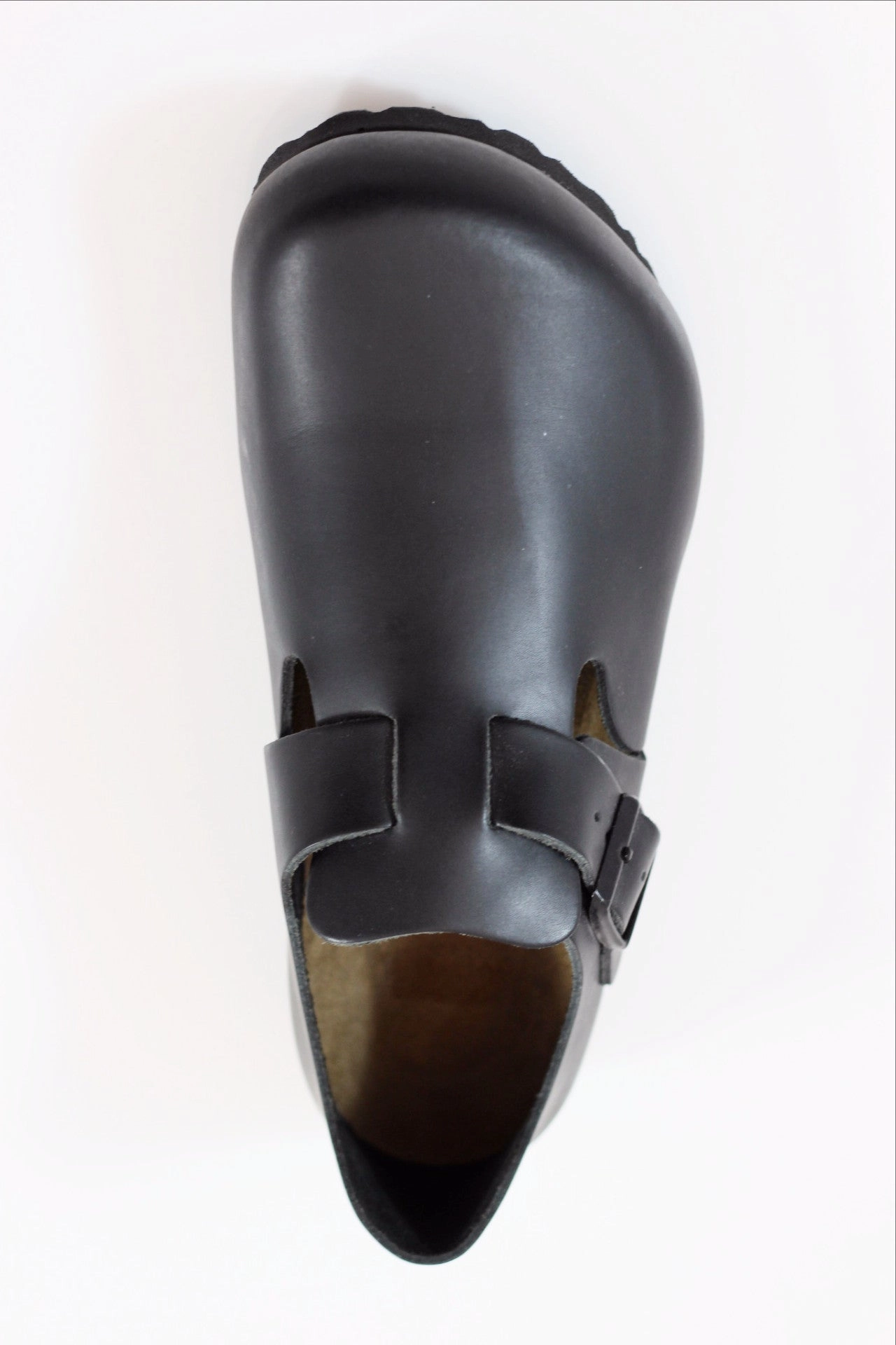 Men's London Shoe - Hunter Black Leather Venture Daze Platform Indoor/outdoor Slip-on Shoe