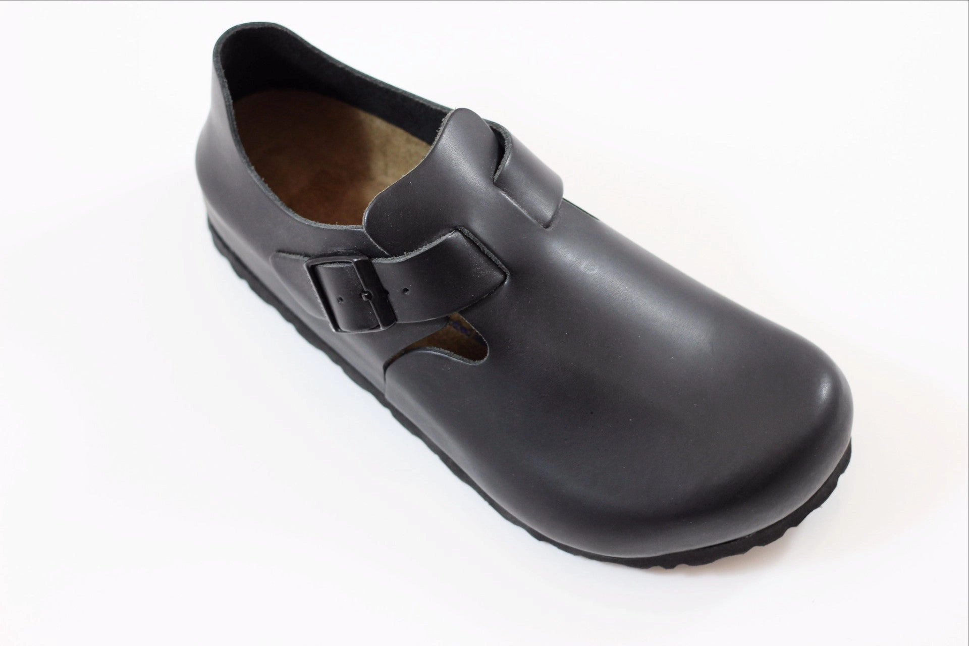 Men's London Shoe - Hunter Black Leather Sneakers Slip On Toddler Slip On