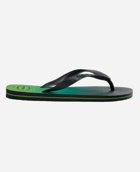 HAVAIANAS BRASIL FRESH - NEW GRAPHITE Checkered Flag Flip Flops