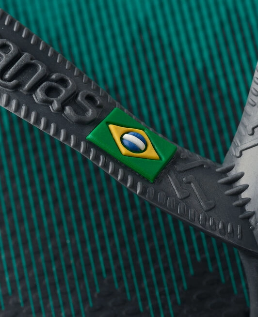 HAVAIANAS BRASIL FRESH - NEW GRAPHITE The Cloudies Flip Flops