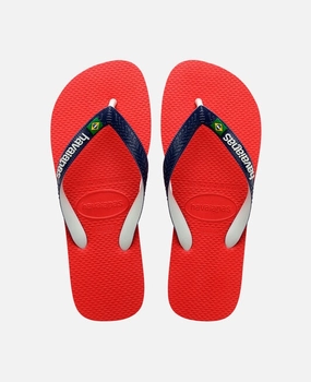 HAVAIANAS BRASIL MIX - RUBY RED Solei Sea Flip Flops