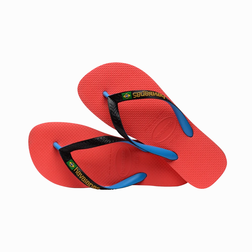 Fringe Flip Flops HAVAIANAS BRASIL MIX  - SALMON