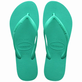 Flojos Flip Flops HAVAIANAS SLIM - VIRTUAL GREEN