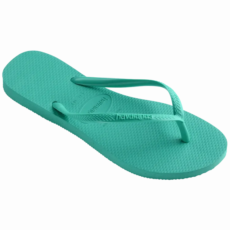 HAVAIANAS SLIM - VIRTUAL GREEN California Flip Flops