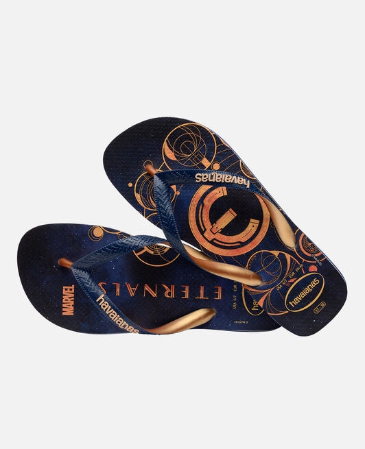 HAVAIANAS TOP MARVEL - MARINE.MARINE.GOLDEN Ea7 Flip Flops