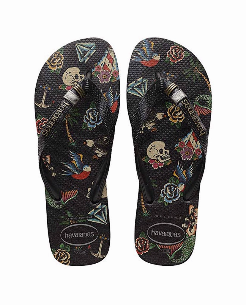 HAVAIANAS TOP TRIBO - BLACK Classic Flip Flops