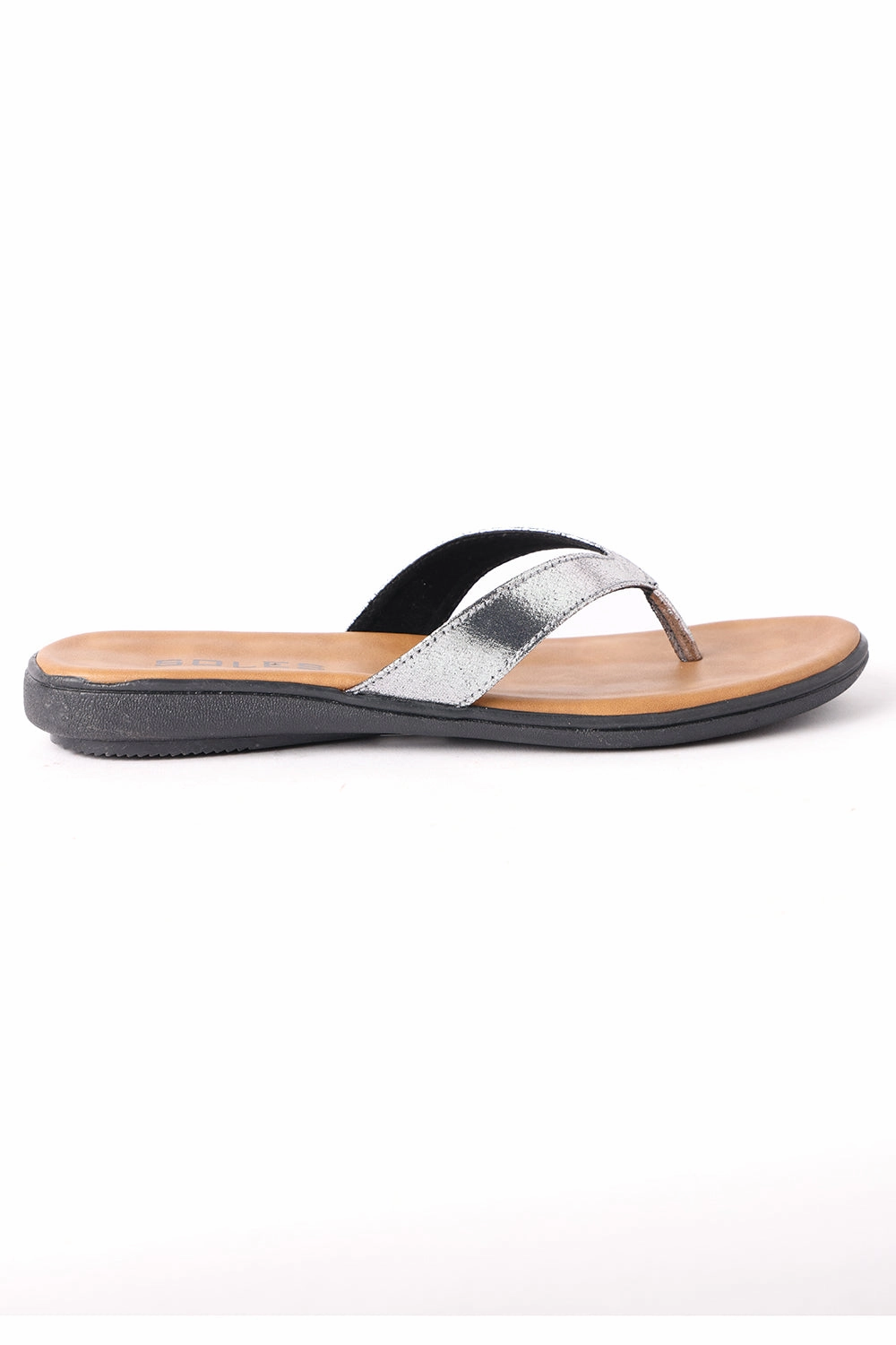 Grandco Sandals SOLES Shimmering Metallic Flat Sandals - Sparkle with Every Step