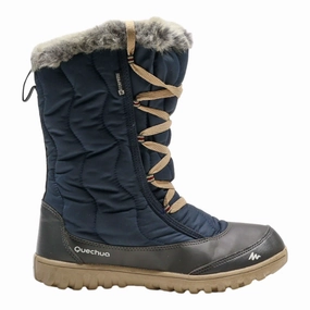 QUECHUA Snow Boots Blue Synthetic Womens UK 3 Best Rain Snow Boots