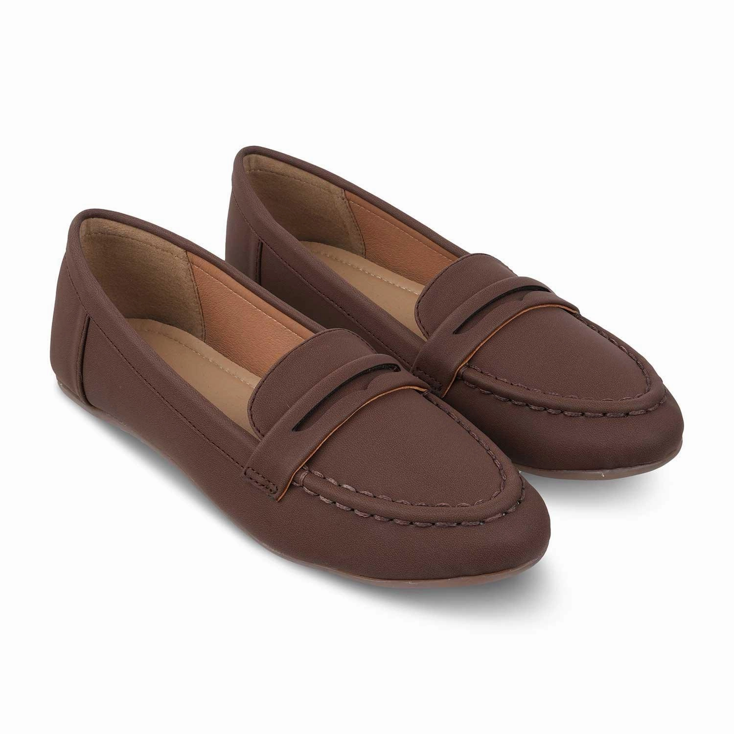 Sandy Liang Loafers Tresmode Snappy Brown Women's Casual Loafers
