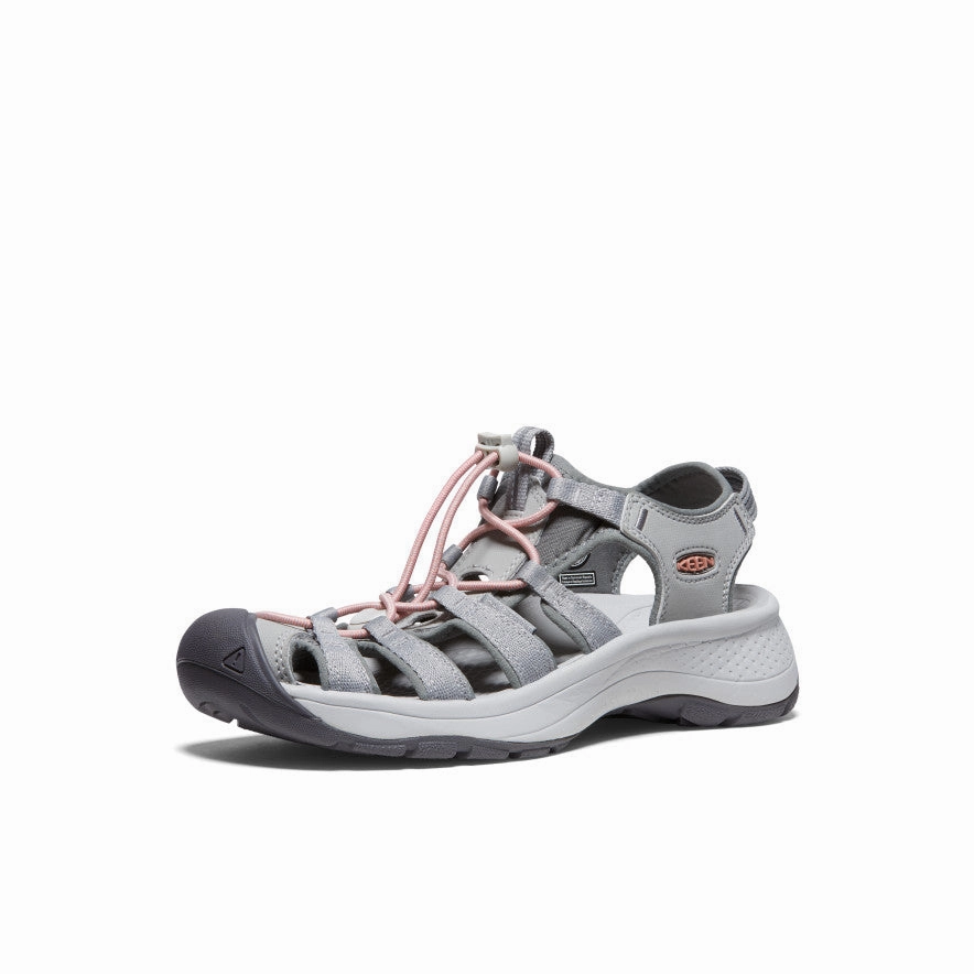 Devotion Xtr Trail Walking Shoe Women's Astoria West Sandal  |  Grey/Coral