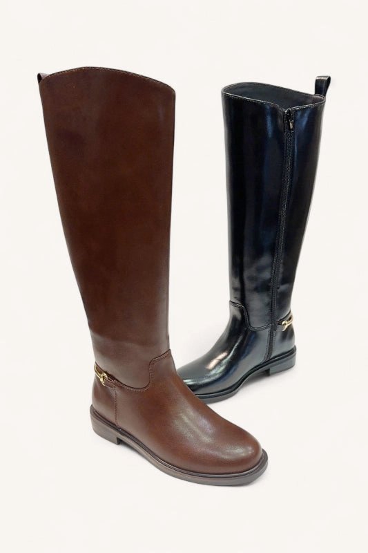 Garden Boots Horsebit Detail Tall Riding Boots