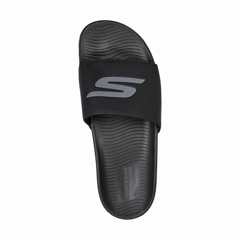 Outdoor Winter Slippers HYPER SLIDE - DERIVER - BLACK