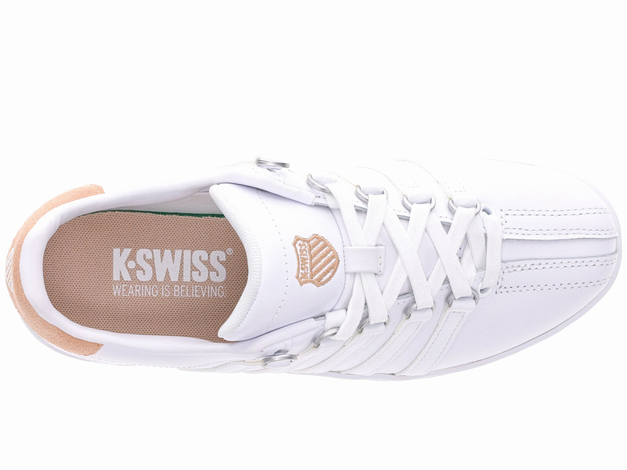 97321-968-M | CLASSIC VN | WHITE/ALMOST APRICOT Dress Shoe Tennis Shoes