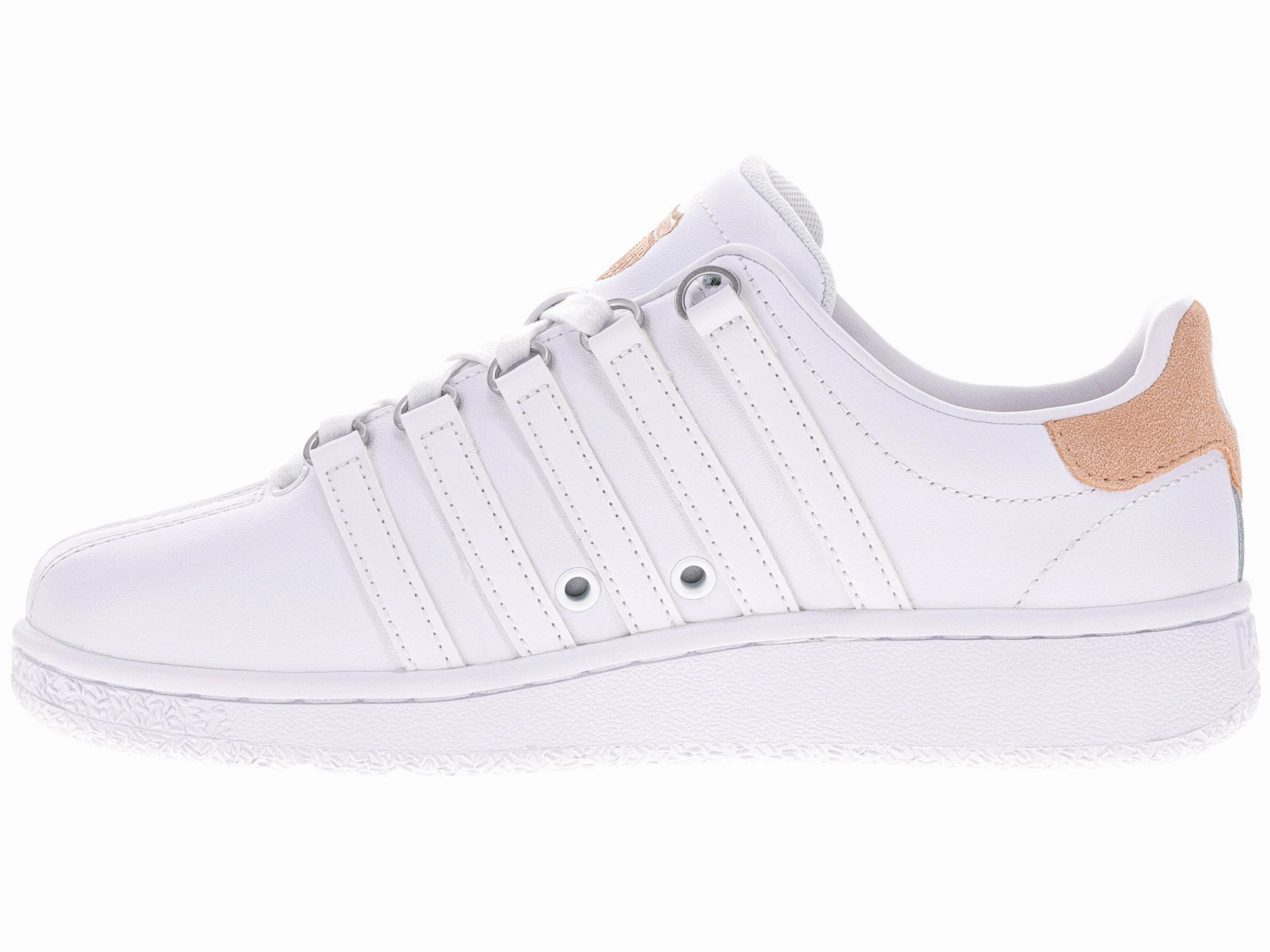 Fit Flop Tennis Shoes 97321-968-M | CLASSIC VN | WHITE/ALMOST APRICOT