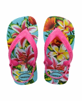HAVAIANAS BABY CHIC II - BLUE Types Of Flip Flops Slippers