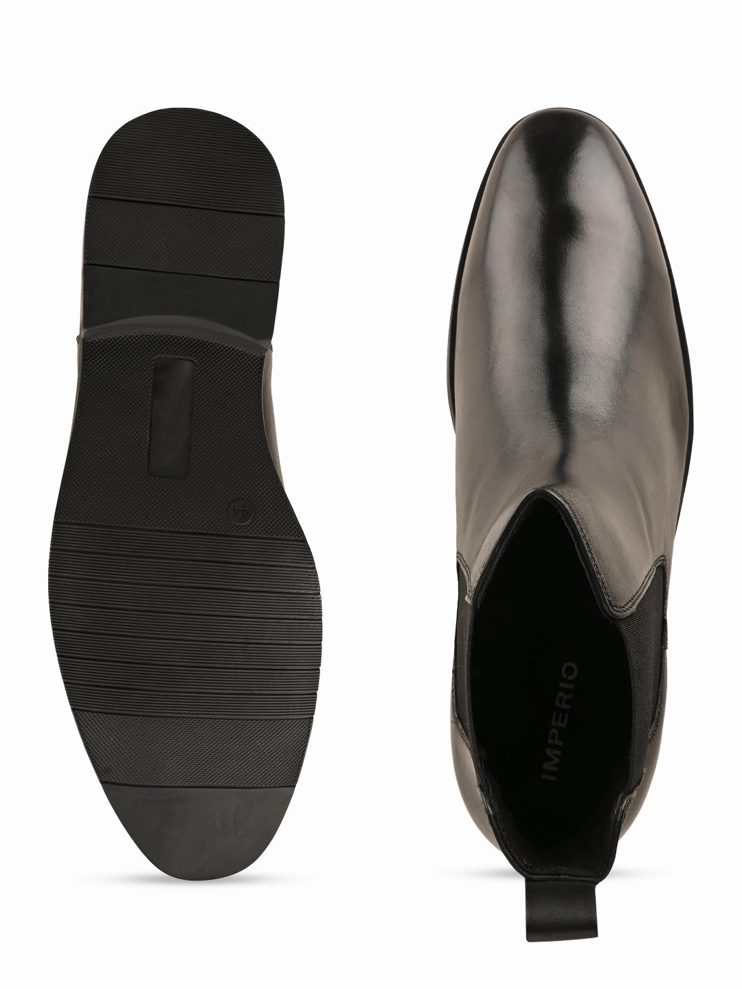 Imperio By Regal Black Men Leather Boots Waterproof Hunting Boots