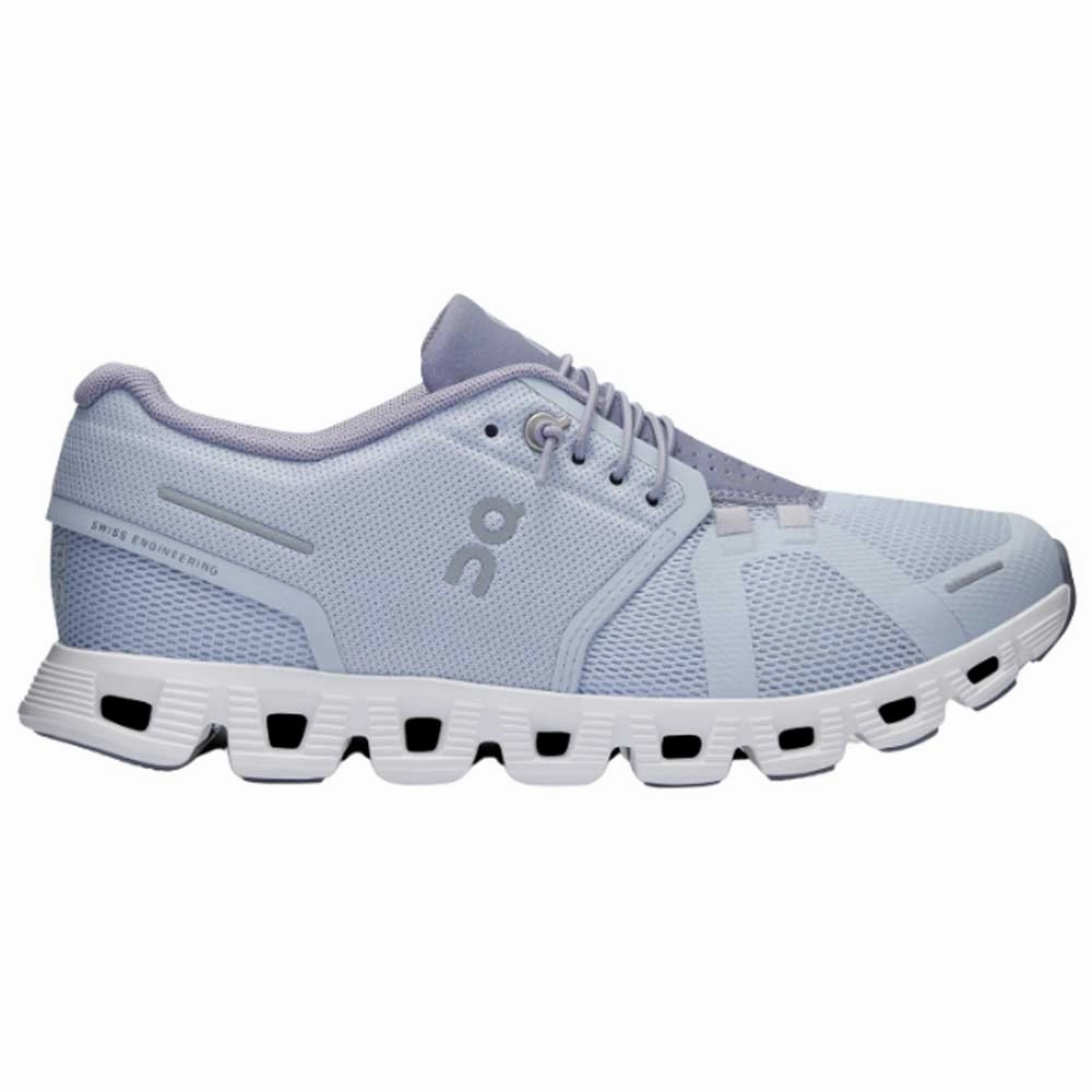 On Running Women's Cloud 5 Sneaker - Heather/Fossil On Running Shoe Sale